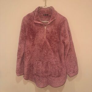 Vision USA Pink mauve 1/2 zip pullover (COLD WEATHER)